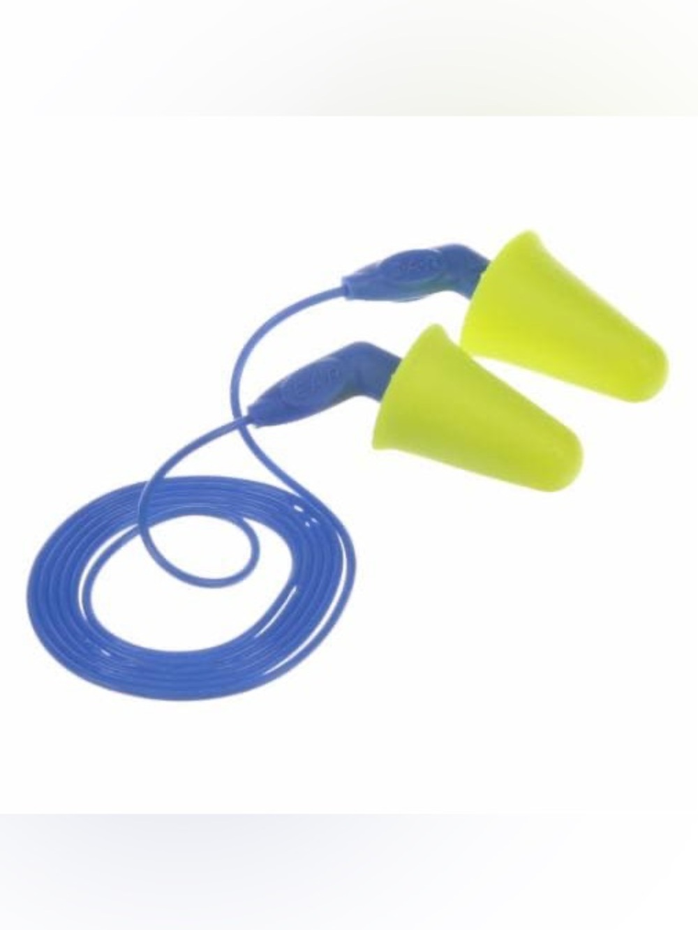 3M™ E-A-R™ Push-Ins Earplugs, 318-4001, yellow/blue, corded 5 Pieces